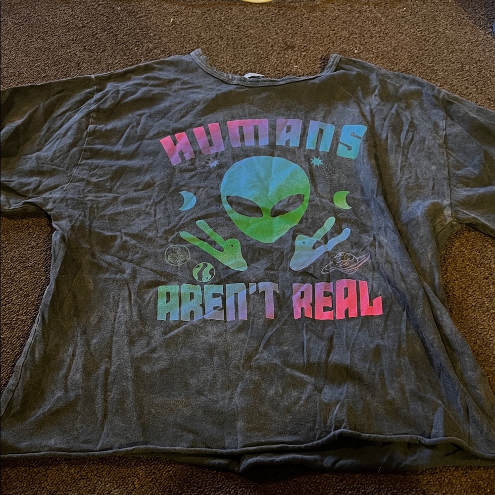 Acemi Black Alien Graphic Tee